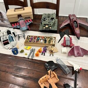 Vintage Gi Joe Action Figure and Vehicle Lot 1980s